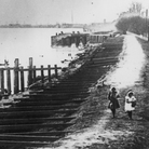 A levee on the Mississippi River in Louisiana during the Great Flood of 1927. A levee on the Mississippi River in Louisiana during the Great Flood of 1927.
