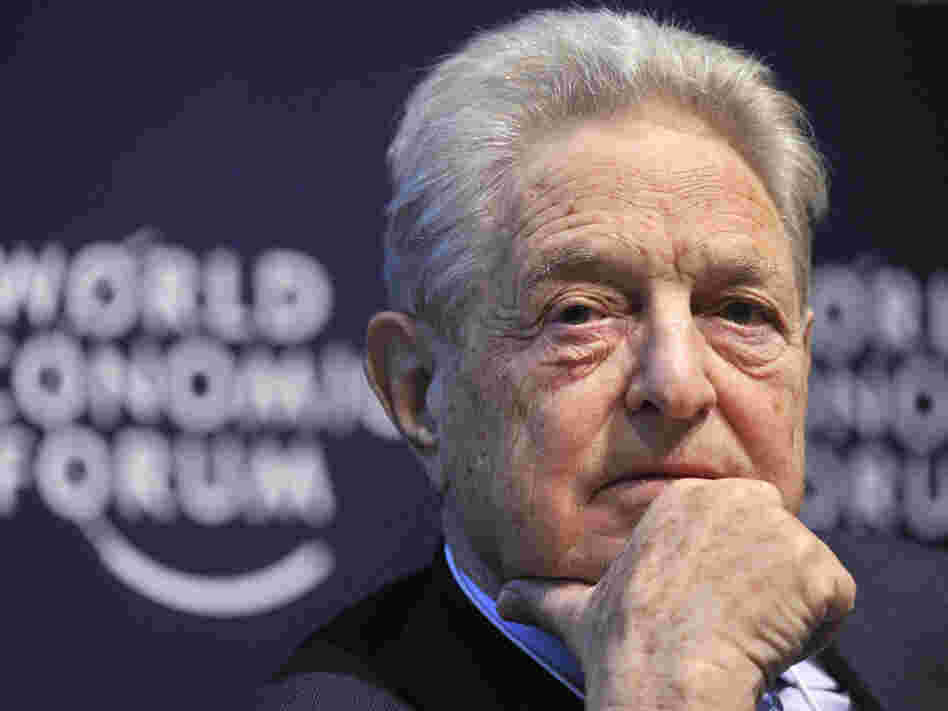 George Soros founded The Open Society Institute, which donated $1.8 million to NPR's Impact of Government project.
