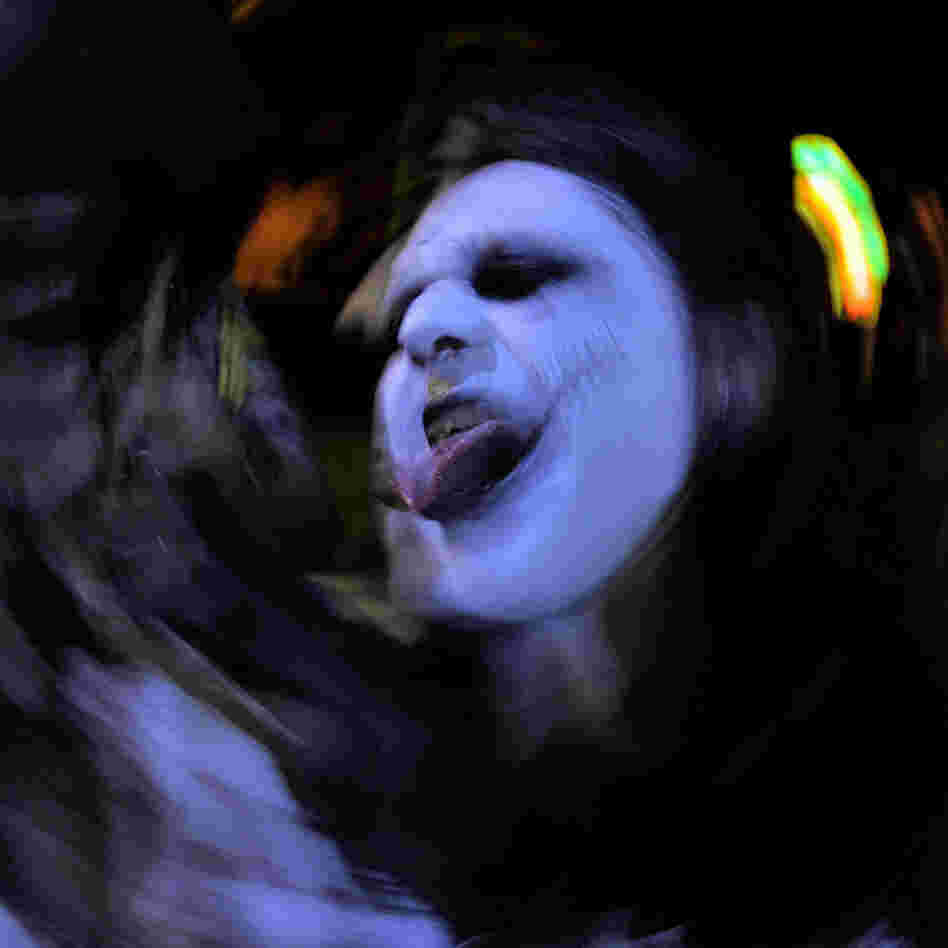 We're researchers. May we ask you a few questions? (A "zombie" photographed on Oct. 31, 2010, in San Jose, Costa Rica.)