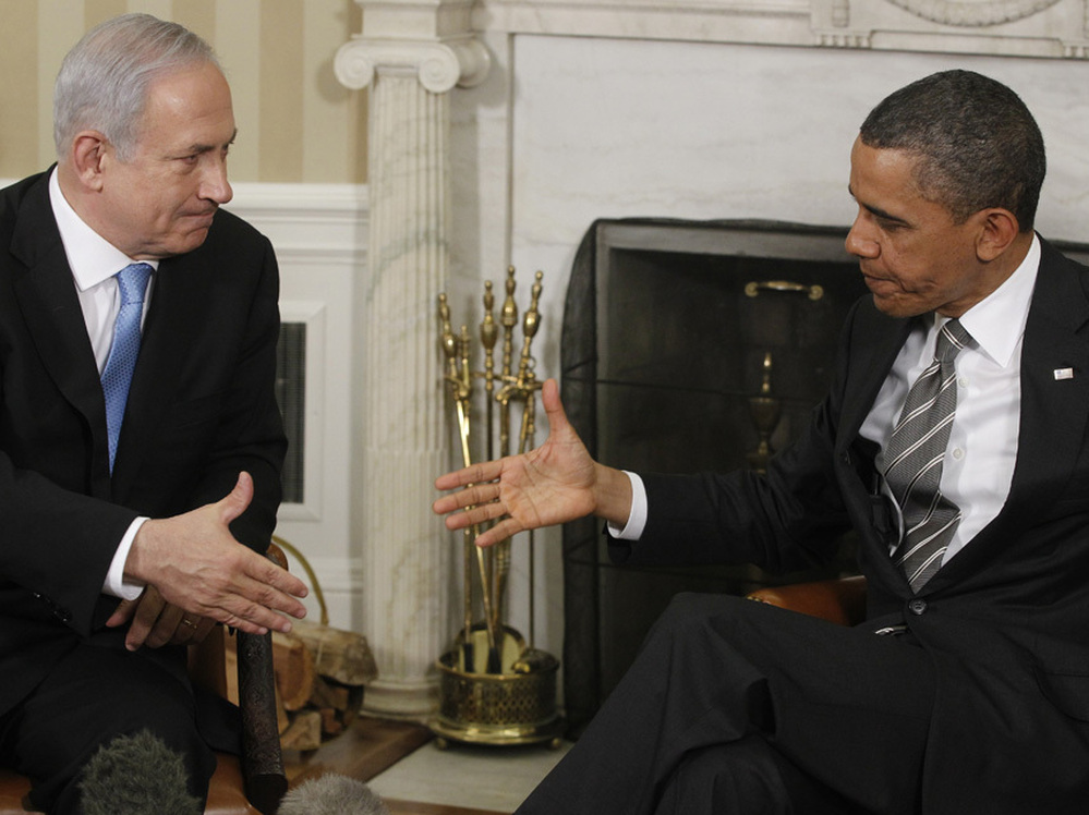President Obama meets with Prime Minister Benjamin Netanyahu of Israel in the Oval Office at the White House on Friday.