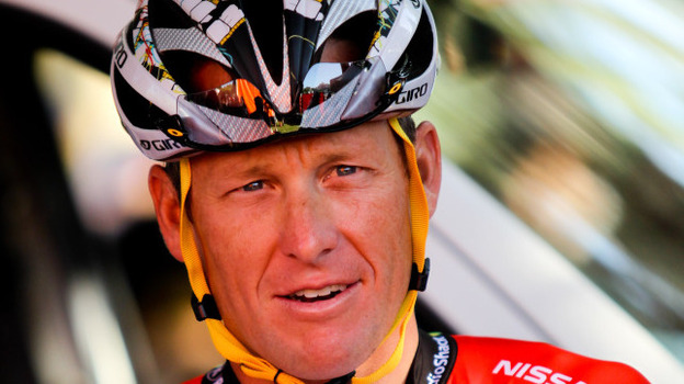 Lance Armstrong, at a race in Australia in January. (AFP/Getty Images)