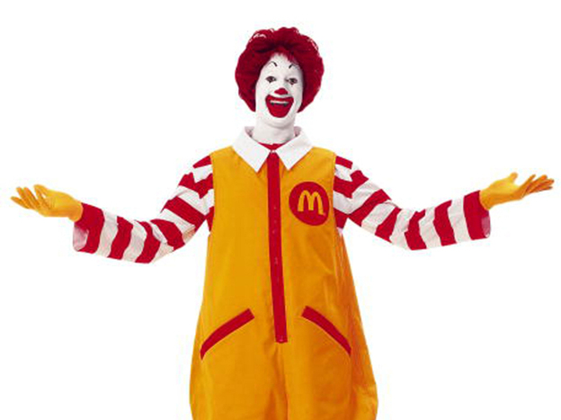 Ronald McDonald is here to stay, McDonald's CEO said at a shareholder meeting outside Chicago.