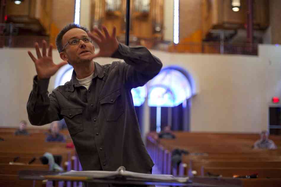 Craig Hella Johnson, artistic director and conductor for Conspirare, leads rehearsal for "Renaissance and Response". Conspirare was founded in 1991 in Austin, Texas. The five-time Grammy nominated group has evolved into an internationally recognized, professional choral organization that performs across the U.S. as well as overseas.