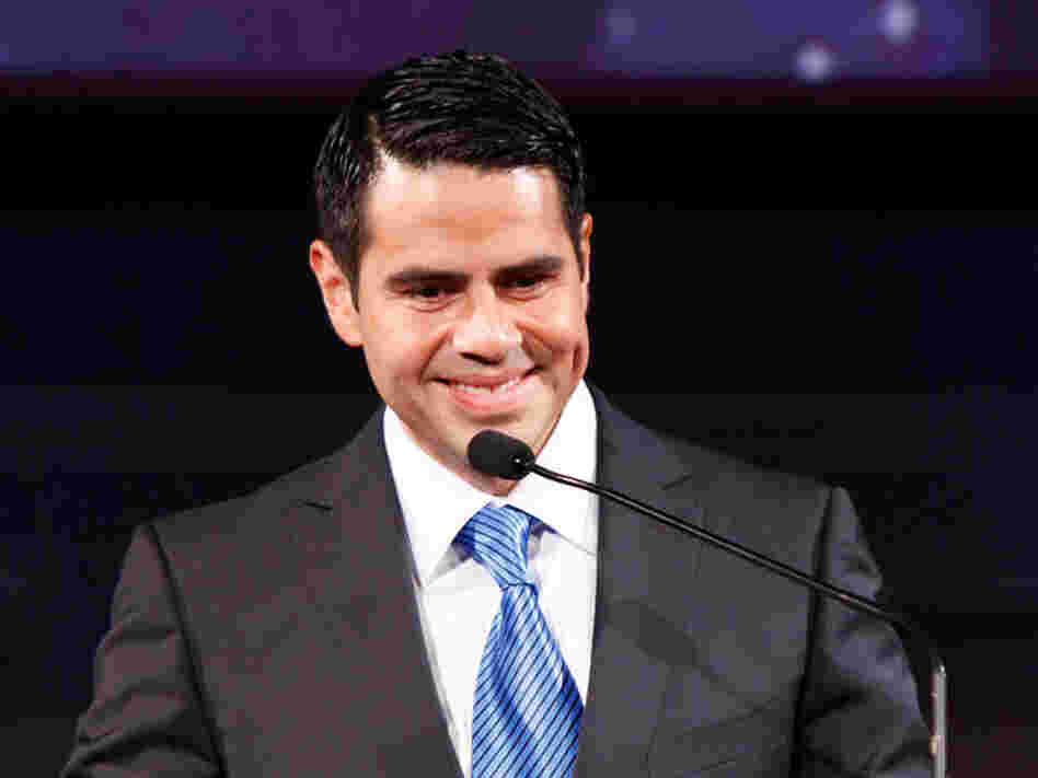 Univision Networks President Cesar Conde attends a charity gala in New York City.  Millions of viewers tune in to Univision each week, and it's growing faster than any other TV network in the country.
