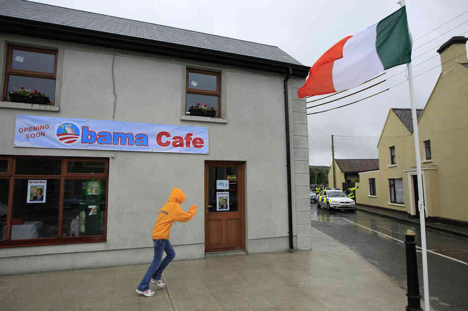 The newly constructed Obama Cafe in Moneygall will open soon. 