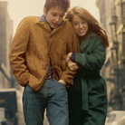 Suze Rotolo (right) on the cover of Bob Dylan's The Freewheelin' Bob Dylan. Suze Rotolo (right) on the cover of Bob Dylan's The Freewheelin' Bob Dylan.