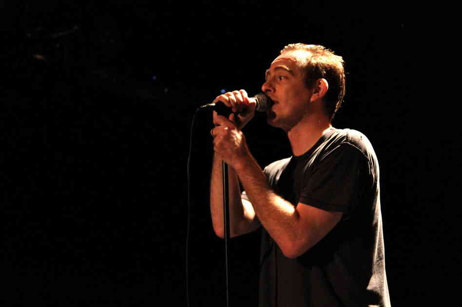 Singing to a homemade backing track, Ted Leo does his best impression of Minor Threat frontman Ian MacKaye. 