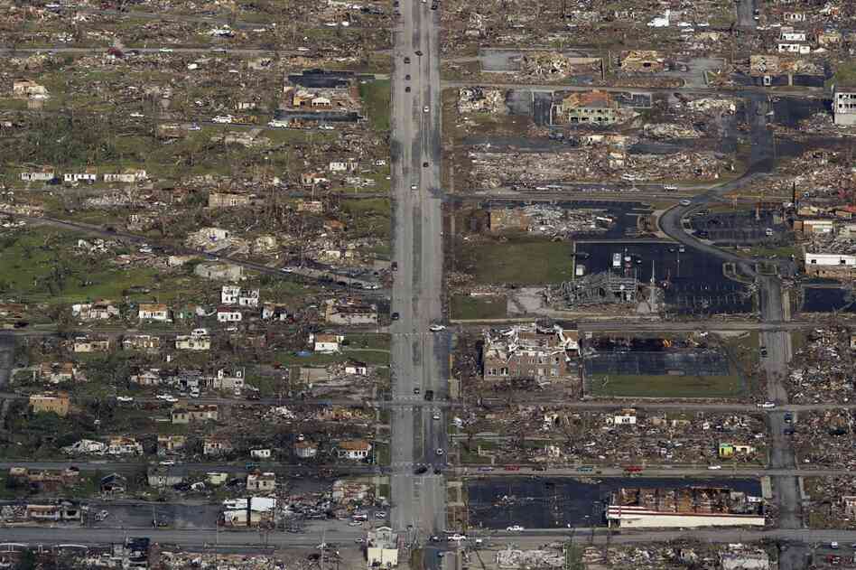The powerful tornado leveled nearly everything in its path as it tore through Joplin, Mo. 