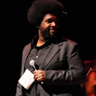The Roots' ?uestlove on stage during his collaboration with singer Keren Ann, "Philly-Paris Lockdown," part of the Philadelphia International Festival of the Arts. The Roots' ?uestlove on stage during his collaboration with singer Keren Ann, "Philly-Paris Lockdown," part of the Philadelphia International Festival of the Arts.