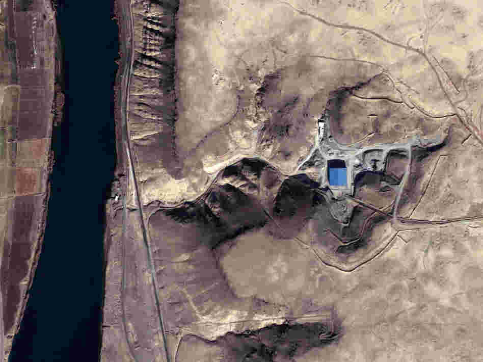 This site in Syria was bombed by Israeli jets more than three years ago because it was suspected to be a nuclear reactor. It is now showing new construction.