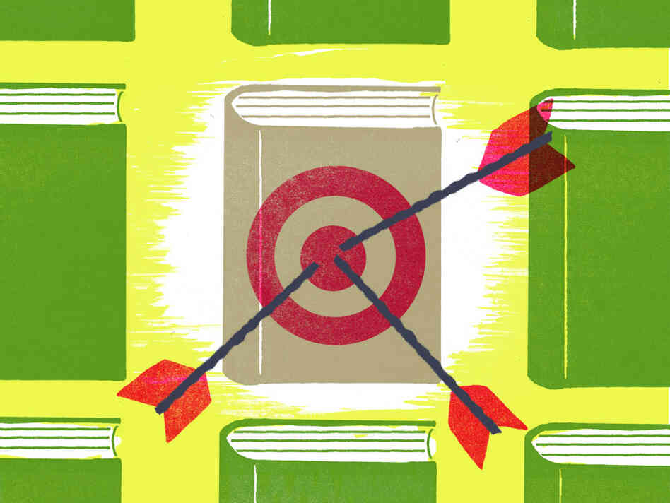 An illustration of arrows hitting a book target An illustration of arrows hitting a book target