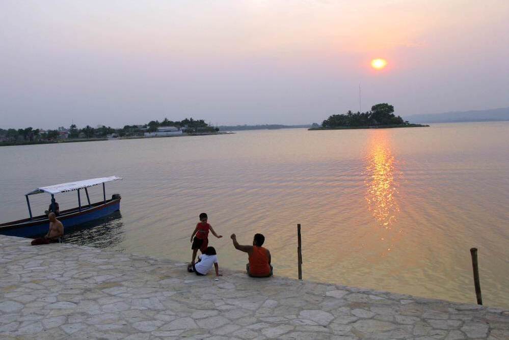 The town of Flores in northern Guatemala is packed with small hotels and is a hub for tourists who come to visit Mayan ruins. But the tourism industry in Guatemala has been hard hit by cancellations in response to the drug violence.