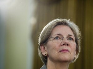 Elizabeth Warren, assistant to the president and special adviser to the Treasury secretary on the Consumer Financial Protection Bureau, testifies before a House Oversight Committee hearing on Tuesday.