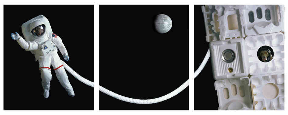 Chip and Batty Explore Space, 2001 Chip and Batty Explore Space, 2001
