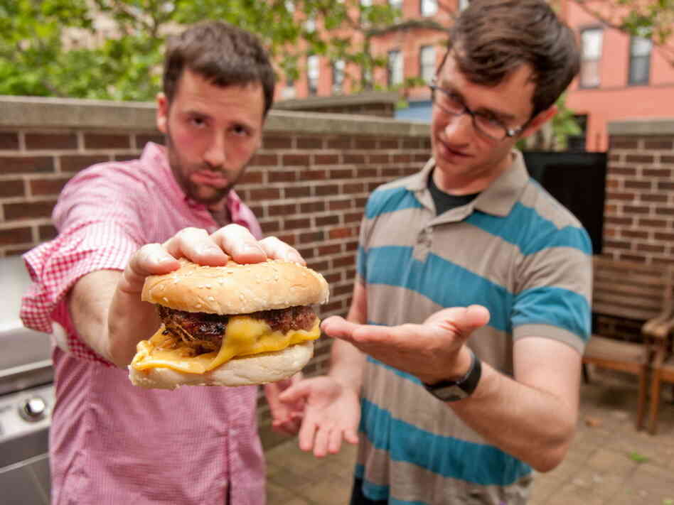 Dan Pashman's Cheeseburger With Cheese On The Bottom.