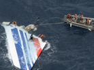 Brazilian sailors recover debris from Air France Flight 447 in the Atlantic Ocean on June 8, 2009. Brazilian sailors recover debris from Air France Flight 447 in the Atlantic Ocean on June 8, 2009.