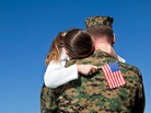 A child hugs a member of the military. Monday is Memorial Day, a day meant to honor and thank the U.S. troops everywhere. A child hugs a member of the military. Monday is Memorial Day, a day meant to honor and thank the U.S. troops everywhere.