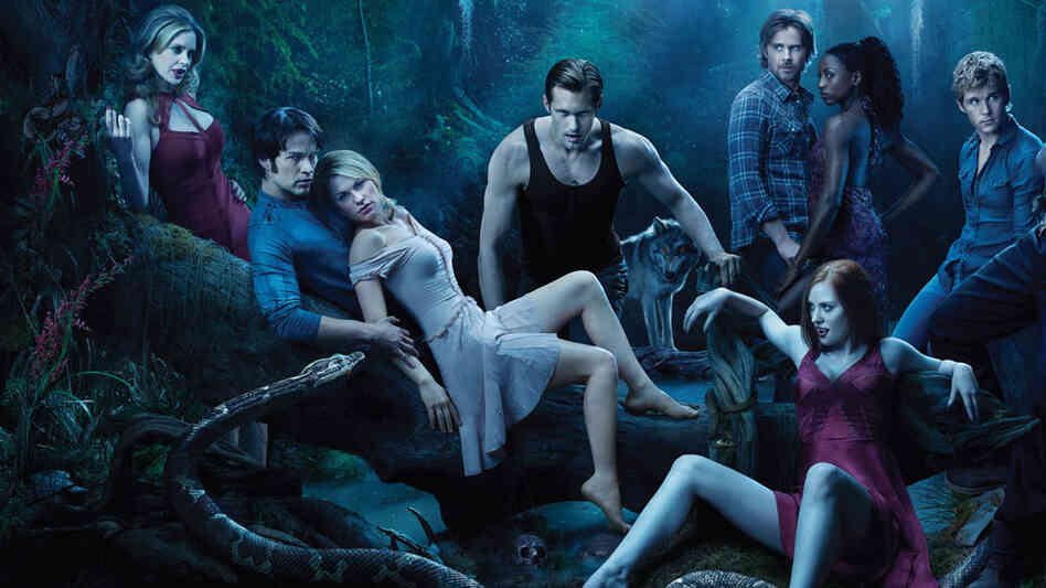 The cast of True Blood lounges in the bayou of Louisiana, where the show is set. The vampire soap's fourth season begins June 26. The cast of True Blood lounges in the bayou of Louisiana, where the show is set. The vampire soap's fourth season begins June 26.
