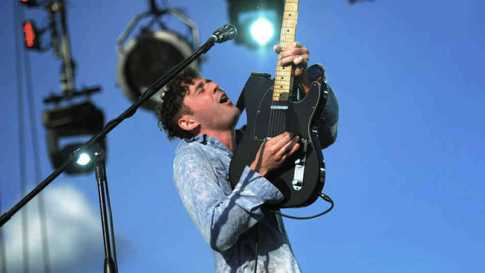 Peter Silberman of The Antlers performs live at the 2011 Sasquatch Music Festival.