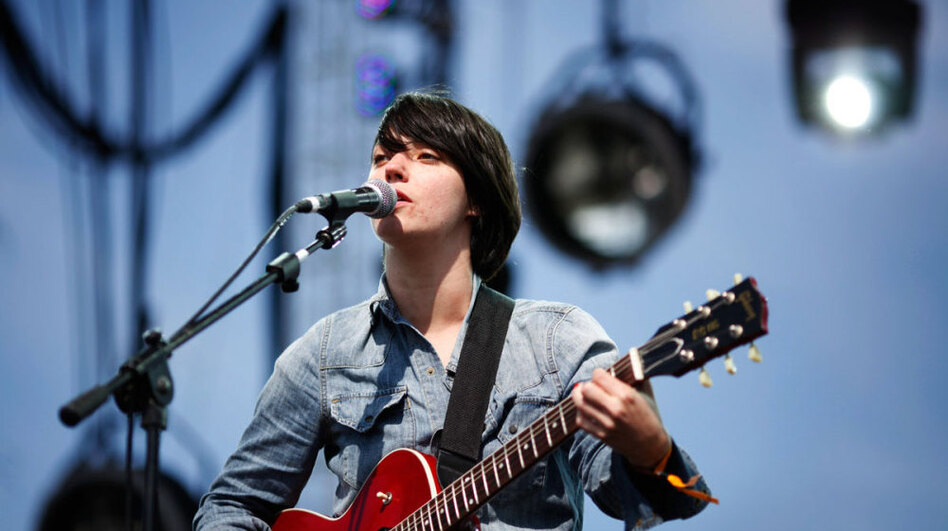 Sharon Van Etten performs at the 2011 Sasquatch Music Festival.