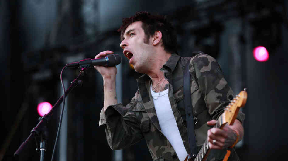Dan Boeckner of Wolf Parade performs at Sasquatch Music Festival 2011.