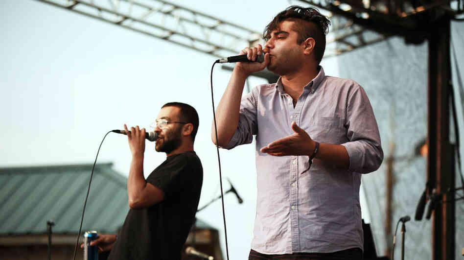 Das Racist performs at the 2011 Sasquatch Music Festival.