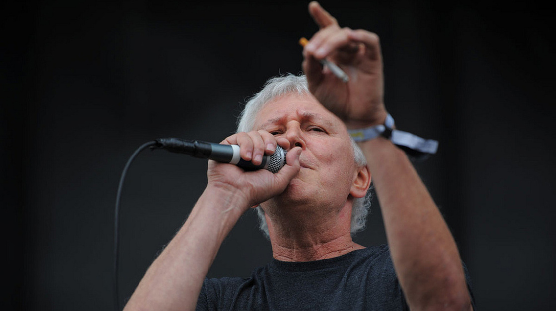 Bob Pollard of Guided By Voices performs live at the 2011 Sasquatch Music Festival.