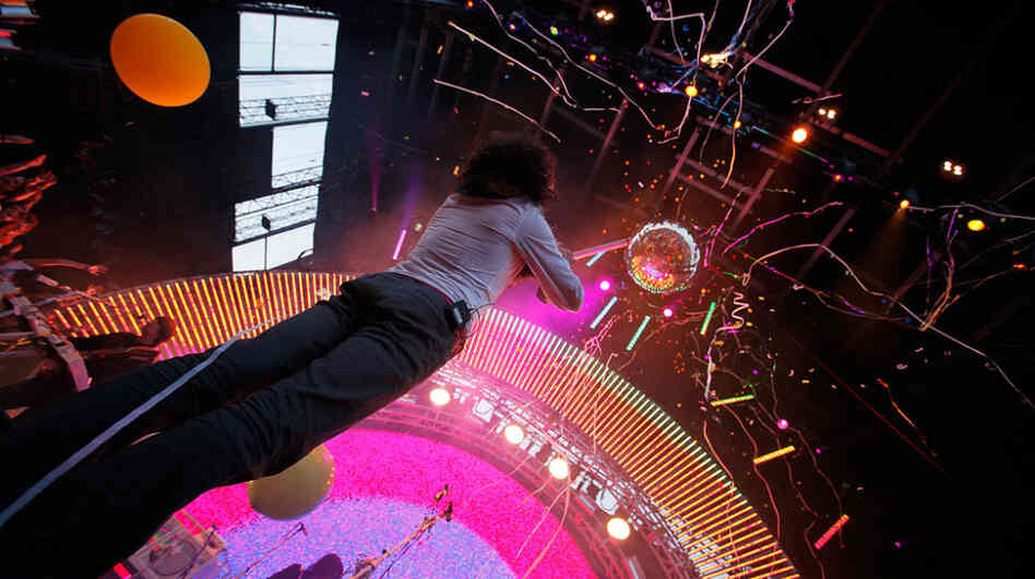 The Flaming Lips plays the main stage at Sasquatch on Sunday night.
