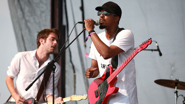 Black Joe Lewis and the Honeybears perform at the 2011 Sasquatch Music Festival.