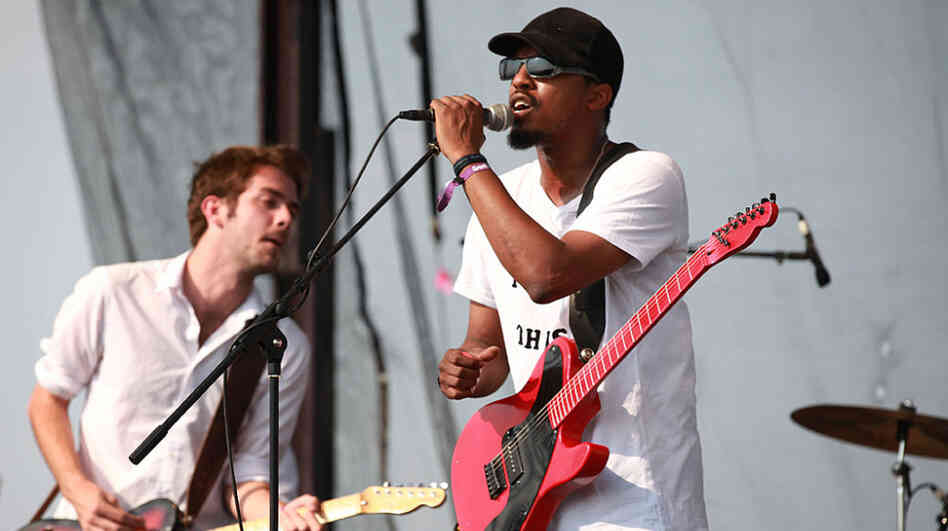 Black Joe Lewis and the Honeybears perform at the 2011 Sasquatch Music Festival.