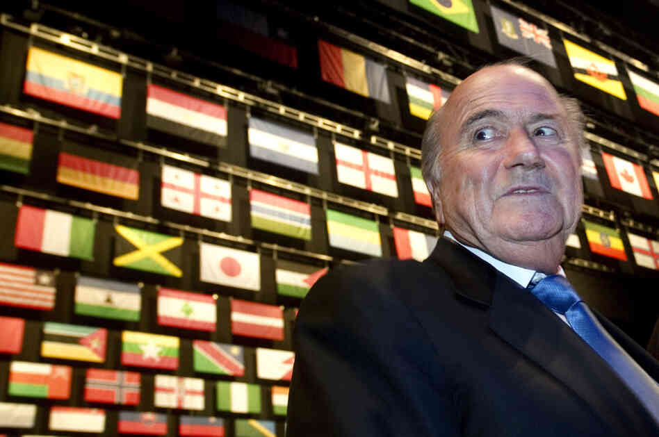 FIFA president Sepp Blatter arrives for the opening ceremony of the 61st FIFA Congress at the Zurich Hallenstadion in Oerlikon.