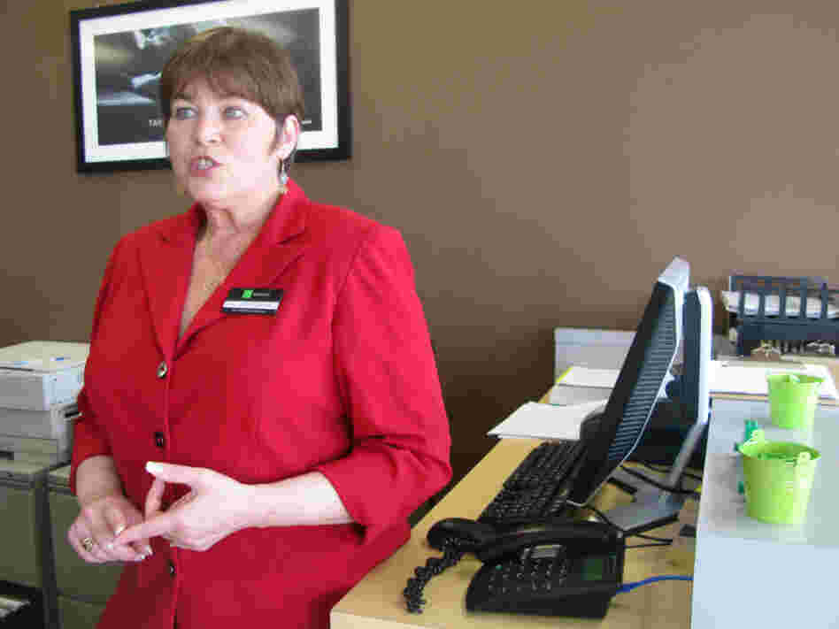Karen Butler could get her American accent back with intensive speech therapy, but she likes her new one.