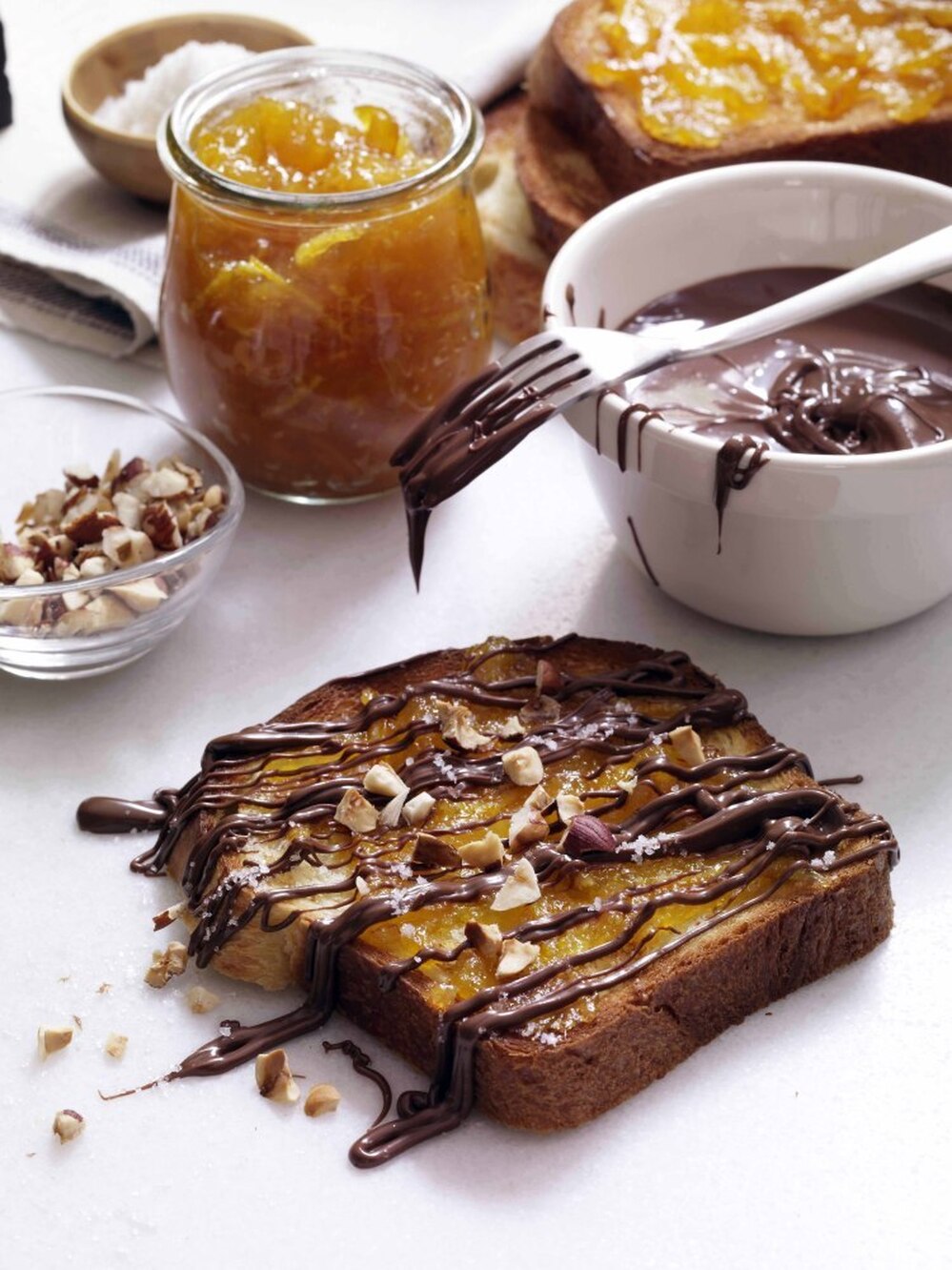 Dorie Greenspan's Nutella Tartine