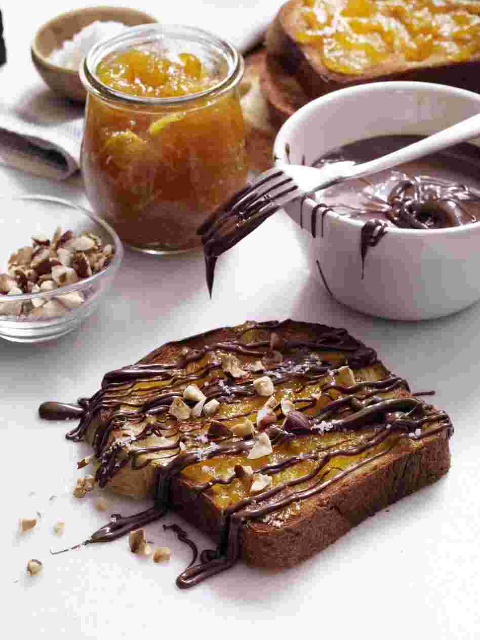 Dorie Greenspan's Nutella Tartine