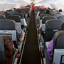 As airplane cabins get more cramped, discomfort climbs. As airplane cabins get more cramped, discomfort climbs.