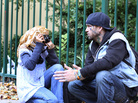 Amira Al-Sharif photographs Matt Logan, a regular at Tompkins Square Park in New York City. Amira Al-Sharif photographs Matt Logan, a regular at Tompkins Square Park in New York City.