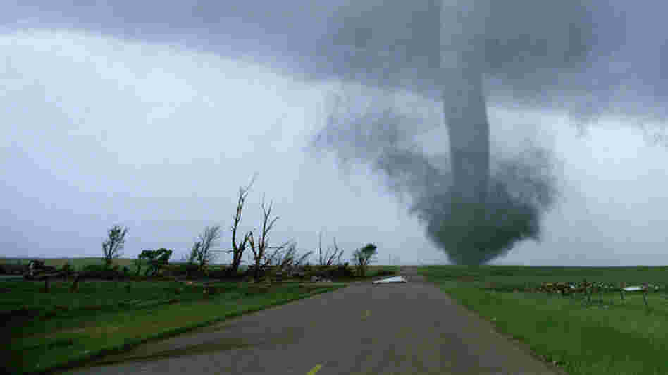 A tornado touches down in Sean Casey's IMAX film, Tornado Alley. A tornado touches down in Sean Casey's IMAX film, Tornado Alley.