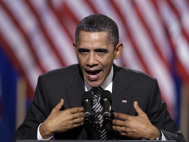 President Barack Obama speaks at a fundraiser at Sony Pictures Studios in Culver City, Calif., on April 21, 2011. Obama was out West selling his big picture deficit-reduction plan, but many people are waiting for a quick fix to their own economic problems caused chiefly by persistent unemployment and the crippled housing market.