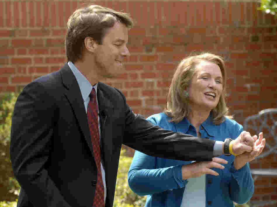 John and Elizabeth Edwards gathered the media on March 22, 2007 to announce that Elizabeth Edwards' cancer had returned – but that the quest for the presidency would continue. 