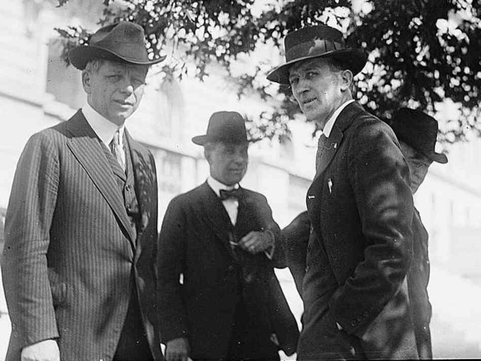 William Z. Foster, right