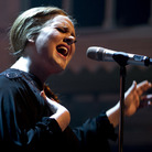Adele on stage in Amsterdam in April. Adele on stage in Amsterdam in April.