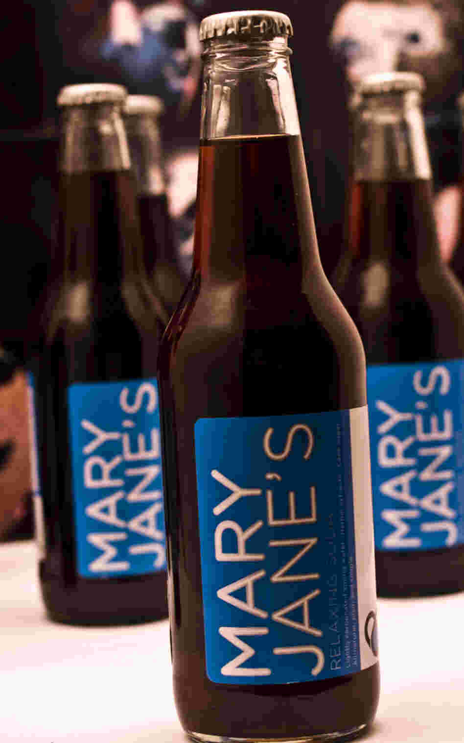 Mary Jane's soda is one of a handful of new herbal products aimed at chilling-out today's stressed-out consumer.