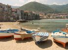 Bordered by three seas, the island of Sicily is known for its delicious seafood. Sicilian menus often feature swordfish and tuna, two island staples. Bordered by three seas, the island of Sicily is known for its delicious seafood. Sicilian menus often feature swordfish and tuna, two island staples.