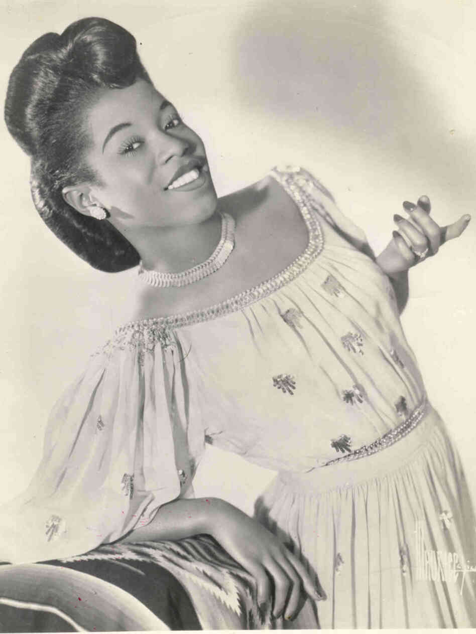 Gospel singer Marie Knight in Rejoice and Shout.