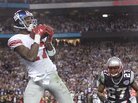 Feb. 3, 2008: then-New York Giants receiver Plaxico Burress, left, catches the game-winning touchdown pass in front of New England Patriots' Ellis Hobbs III during the final minute of Super Bowl XLII. Feb. 3, 2008: then-New York Giants receiver Plaxico Burress, left, catches the game-winning touchdown pass in front of New England Patriots' Ellis Hobbs III during the final minute of Super Bowl XLII.