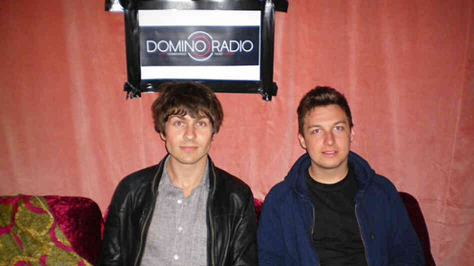 Rupert Murphy (left) co-hosted a set on Domino Radio on Monday with Matt Helders of Arctic Monkeys. Rupert Murphy (left) co-hosted a set on Domino Radio on Monday with Matt Helders of Arctic Monkeys.