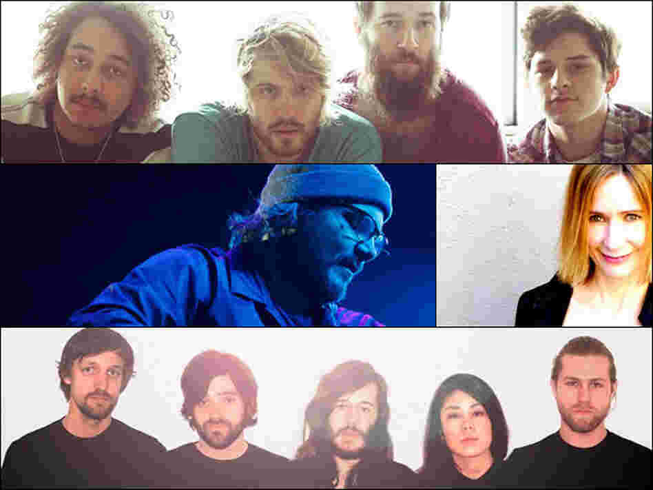 Clockwise from top: Motopony, Sam Phillips, Other Lives, Wilco. Clockwise from top: Motopony, Sam Phillips, Other Lives, Wilco.