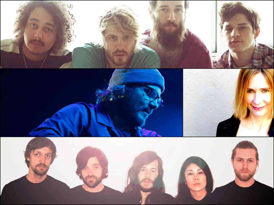 Clockwise from top: Motopony, Sam Phillips, Other Lives, Wilco. Clockwise from top: Motopony, Sam Phillips, Other Lives, Wilco.