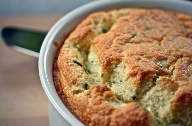 Farm Egg Souffle With Vegetables