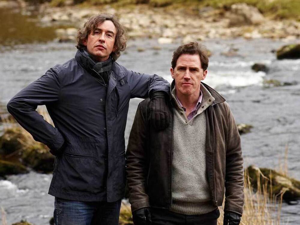 Steve Coogan (left) and Rob Brydon tour Northern England and engage in a battle of competing impressions in the road trip comedy, The Trip.
